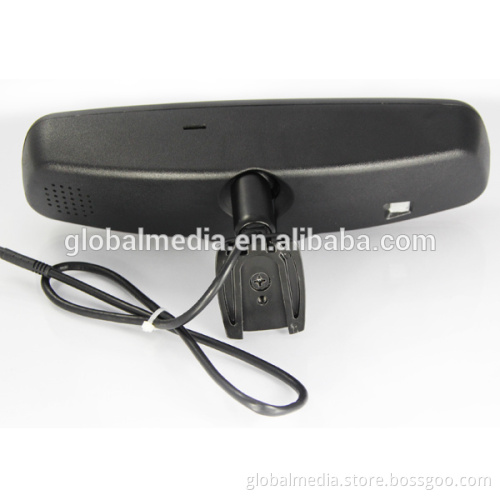 LCD gps navigation mirror with igo map, rear camera and original bracket special for Nissan